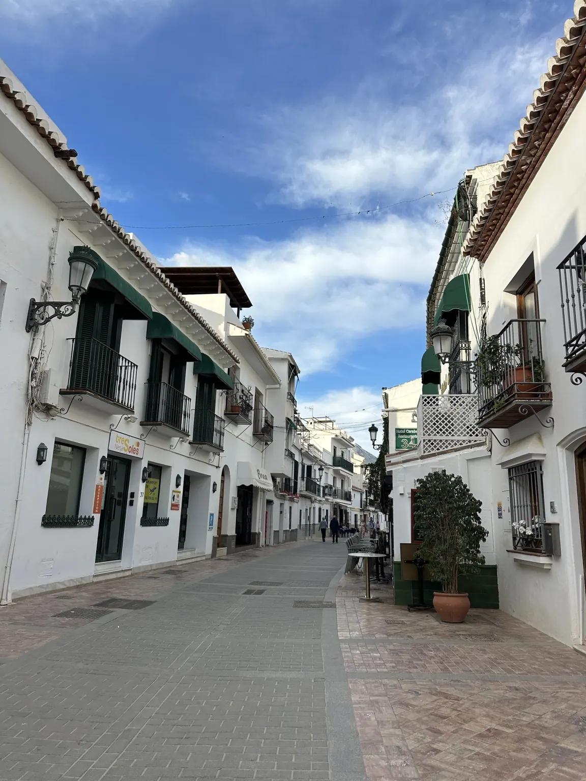 Nerja centre commercial area